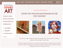 Tablet Screenshot of digitalsovietart.com